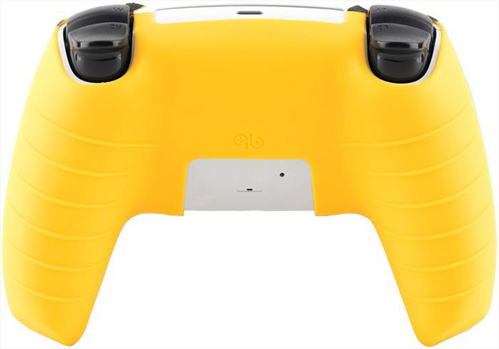 "QUBICK - CONTROLLER SKIN JUVENTUS PAINT BLEED (PS5)-Binco, Nero e Giallo"