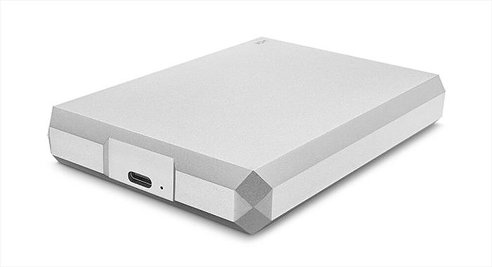 "LACIE - HARD DISK PORTATILE CON CONNETTORE USB-C. 4TB-moon silver"