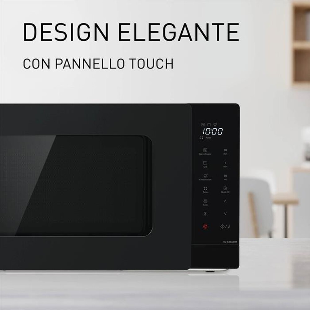 Immagine del prodotto PANASONIC - Microonde 24L NN-K36NBMEPG, 900W, grill-NERO