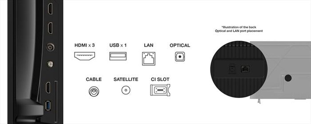 Immagine del prodotto TCL - Smart TV LED UHD 4K 55" 55P69K-Nero