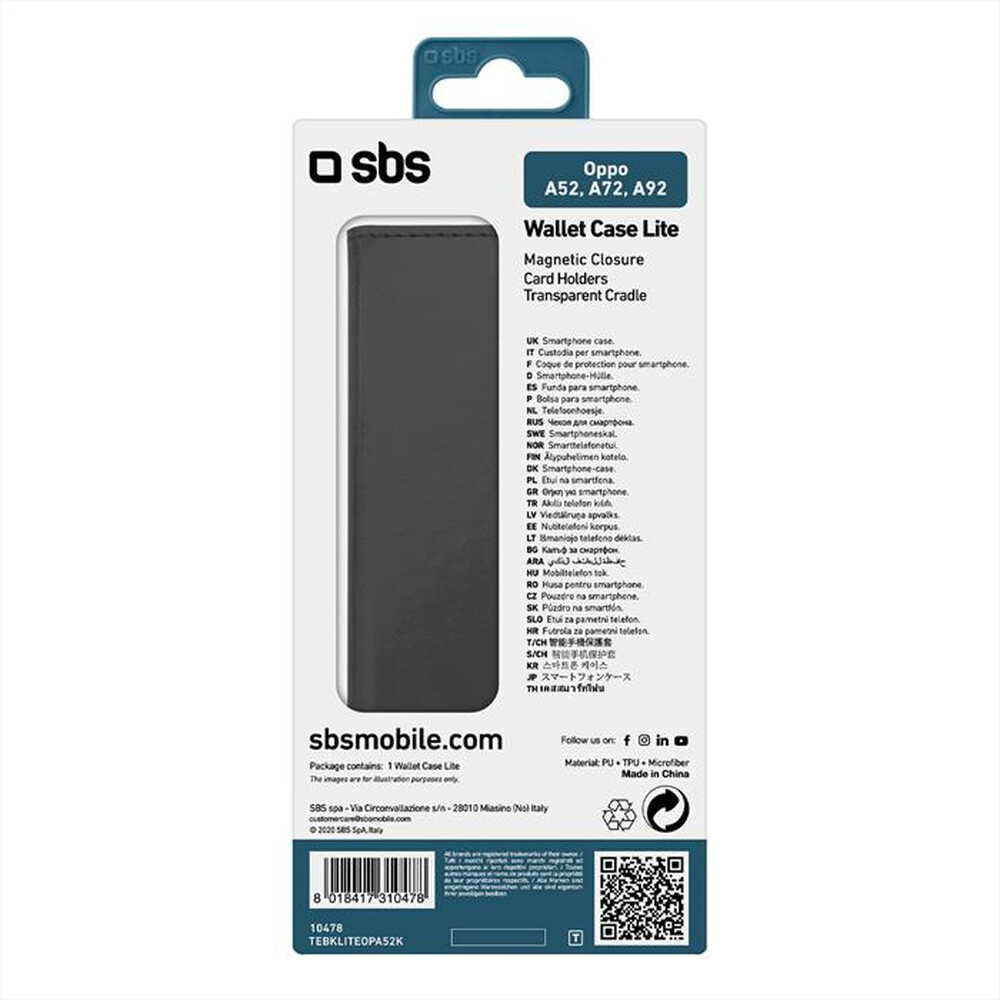 Immagine del prodotto SBS - TEBKLITEOPA52K-Nero