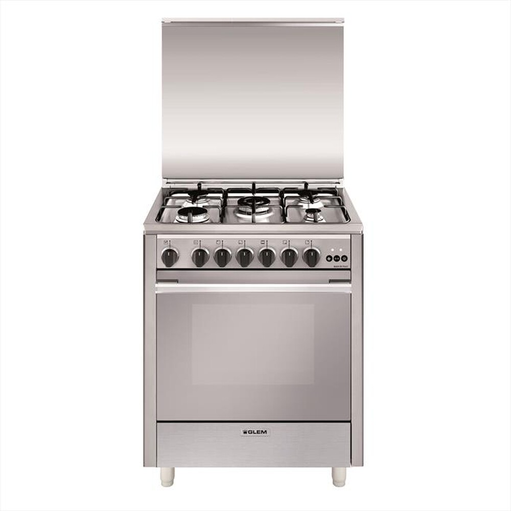 "GLEM GAS - Cucina a gas U765VI Classe A-INOX"