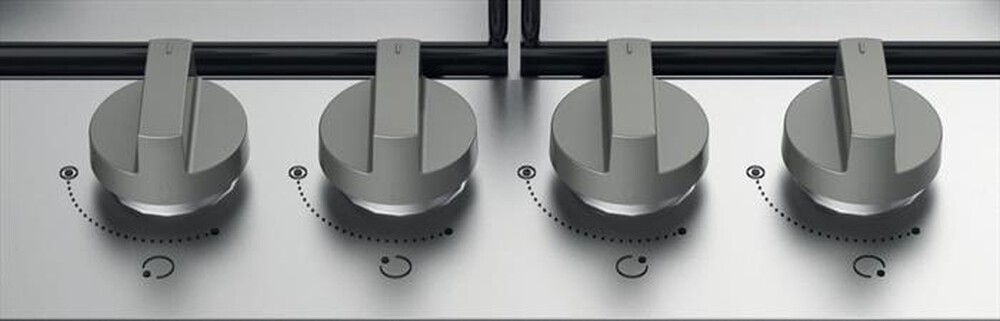 Immagine del prodotto INDESIT - Piano cottura a gas THP 642 IX/I 59cm-Nero, Stainless steel