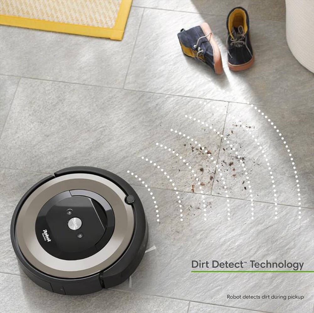 "iROBOT - ASPIRAPOLVERE ROBOT ROOMBA E6(198)-sabbia"