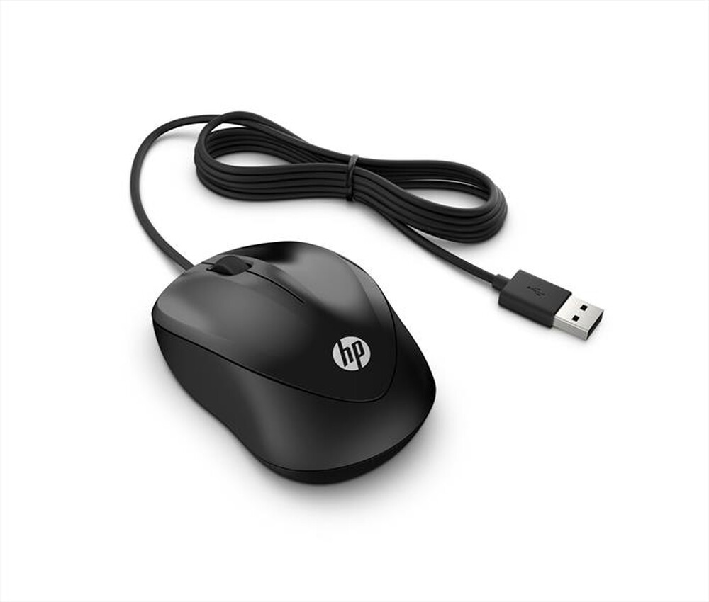 "HP - HP WIRED MOUSE 1000-Nero"