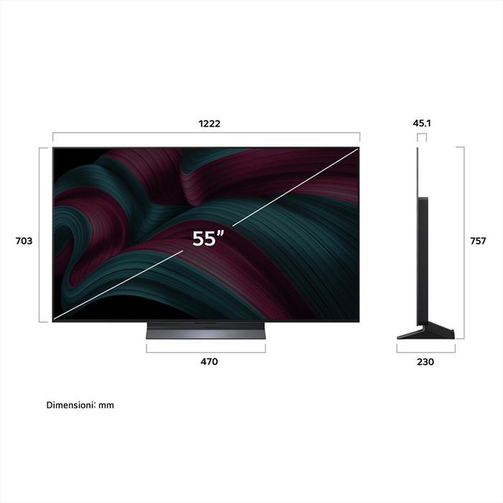 "LG - Smart TV OLED UHD 4K 55\" OLED55C55LA-Black"