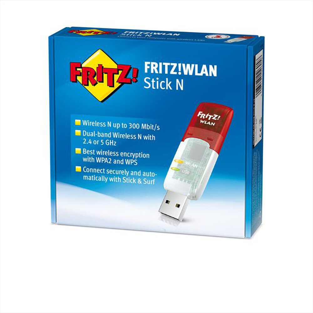 "FRITZ! - WLAN Stick N - Bianco/Rosso"