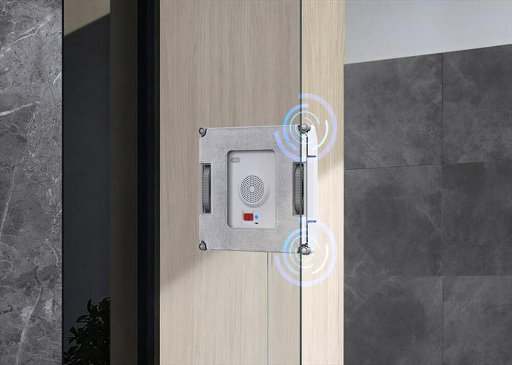 "ECOVACS - WINBOT W1PRO Robot lavavetri con spruzzatura auto-BIANCO"
