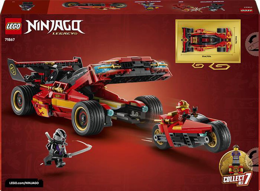 Immagine del prodotto LEGO - NINJAGO Super-bolide Ninja X-1 - 15&deg; Ann - 71867