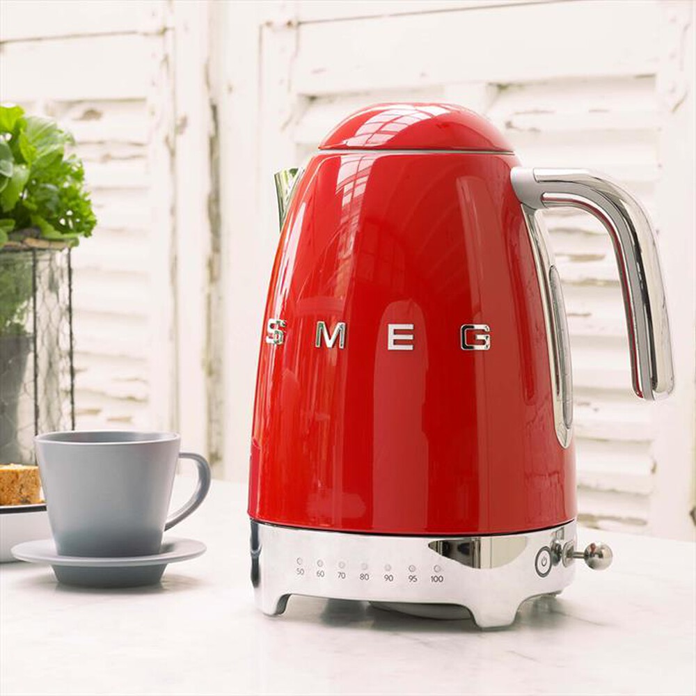 "SMEG - Bollitore a più Temperature 50's Style – KLF04RDEU-ROSSO"