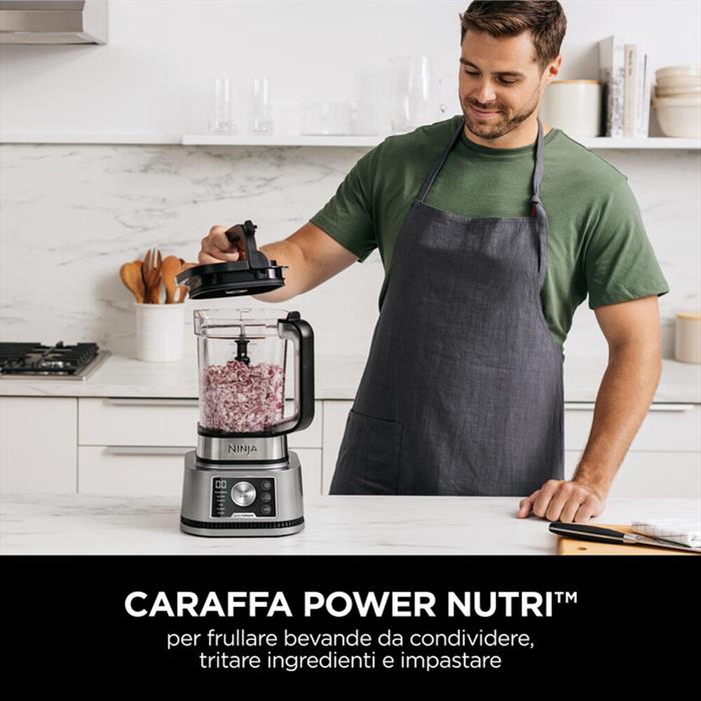 "NINJA - Frullatore 3 in 1 POWER NUTRI CB350EU-GRIGIO/NERO"