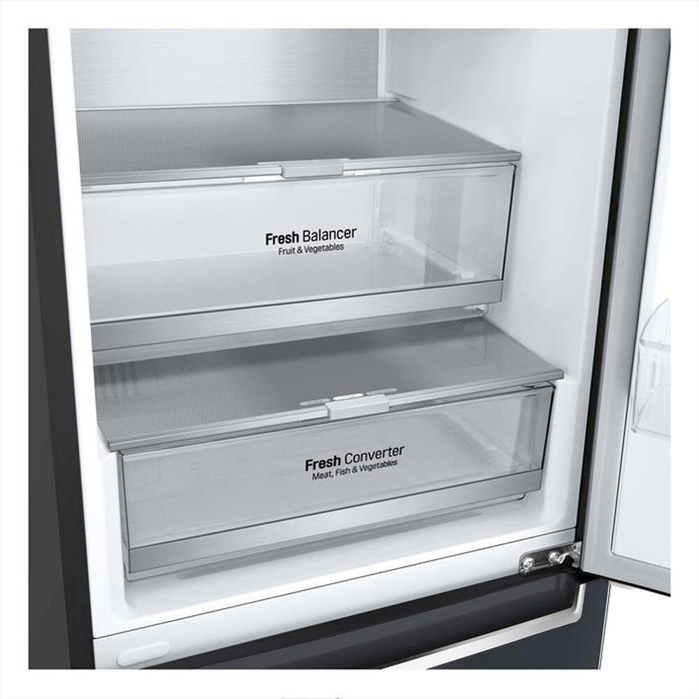 "LG - Frigorifero combinato GBB92MCABP Classe B 419lt-MATTE BLACK"