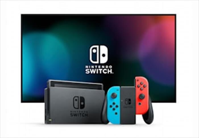 NINTENDO - Switch 1.1 con Joy-Con Rosso Neon e Blu Neon-Blu/Rosso
