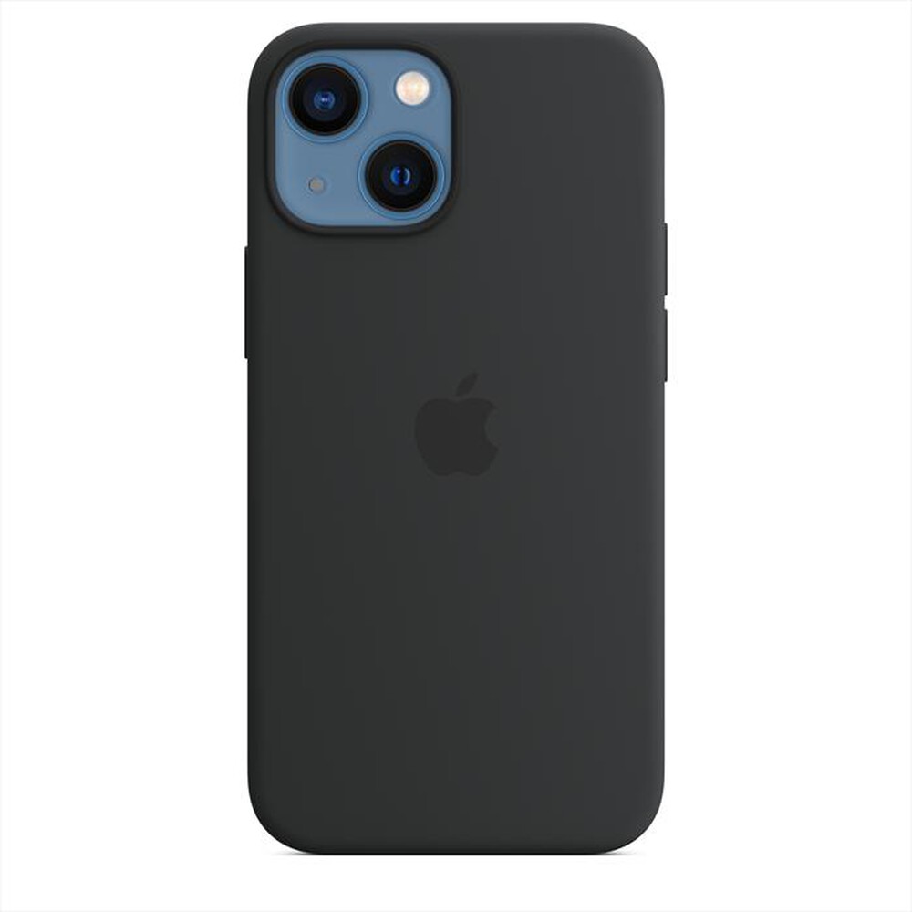 "APPLE - iPhone 13 mini Silicone Case with MagSafe-Midnight"