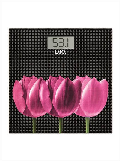 LAICA - Bilancia pesapersone PS1075L-NERO/ROSA