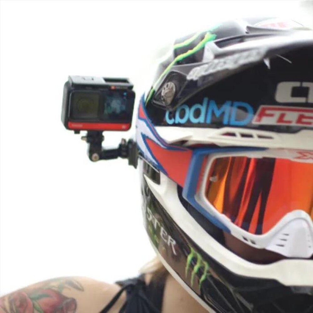 "INSTA360 - HELMET MOUNT BUNDLE-Black"