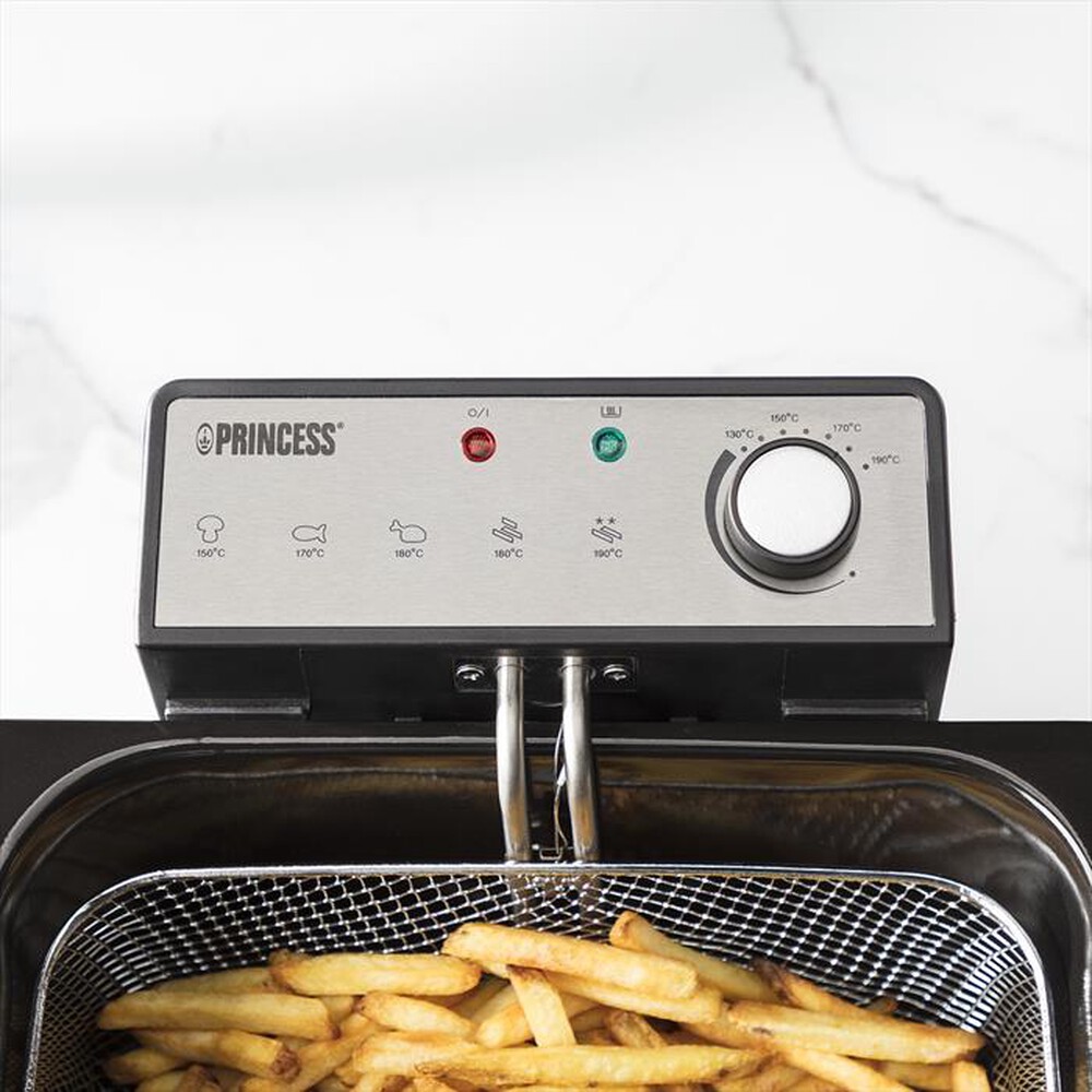 Immagine del prodotto PRINCESS - Friggitrice a olio 5lt 185000-NERO/ACCIAIO