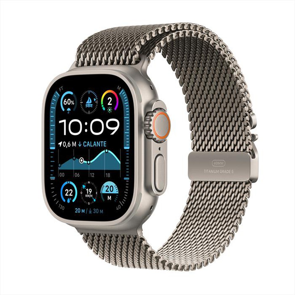Immagine del prodotto APPLE - Watch Ultra 2 GPS + Cellular 49mm Titanio-Naturale - Loop Milanese - S