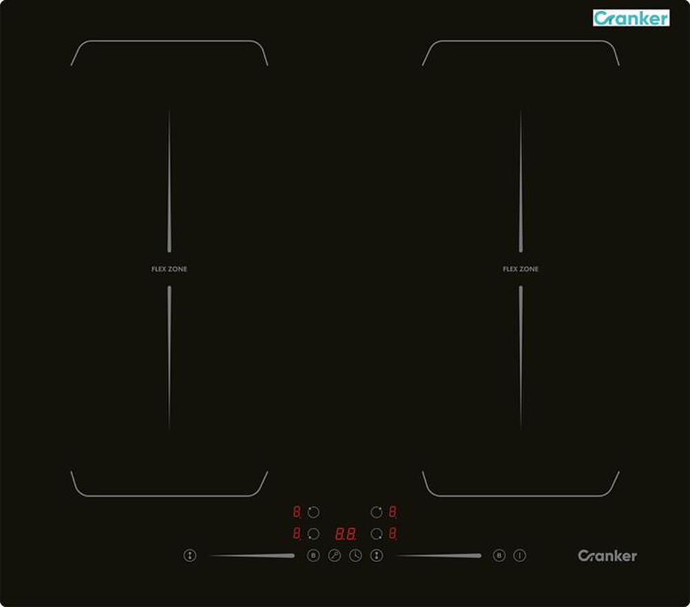 Immagine del prodotto CRANKER - Piano cottura elettrico CR-PI400FLEXY 56 cm-NERO