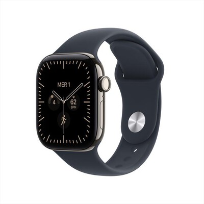 APPLE - Watch Series 12 GPS + Cellular 42mm Titanio-Sport Band Blu marino - S/M