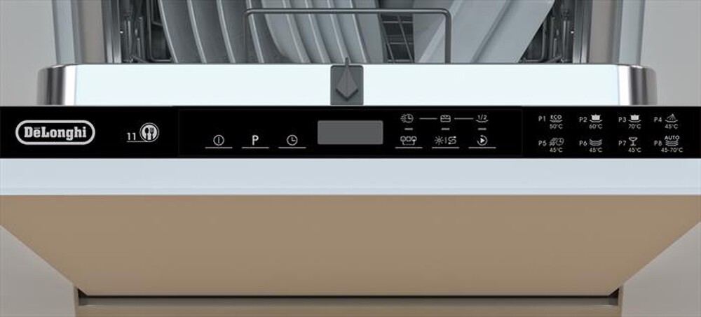 Immagine del prodotto DE LONGHI - Lavastoviglie L45P113E Classe E 11 coperti-Inox