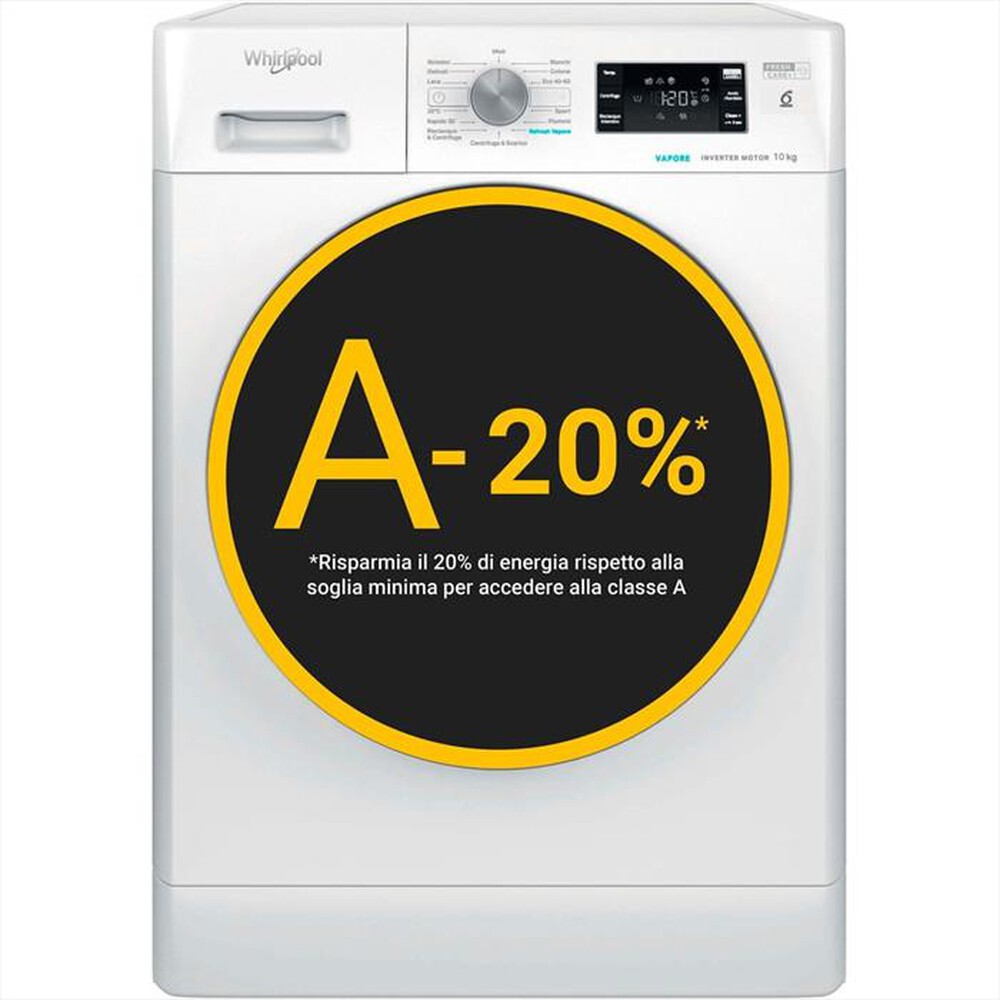 Immagine del prodotto WHIRLPOOL - Lavatrice FFB 1048 BSV IT 10 Kg Classe A