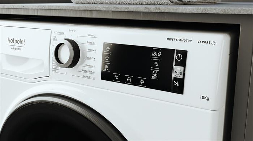 "HOTPOINT ARISTON - Lavatrice ACTIVE 20 NWBT 1045 WDAD IT N 10 Kg - B-Bianco"