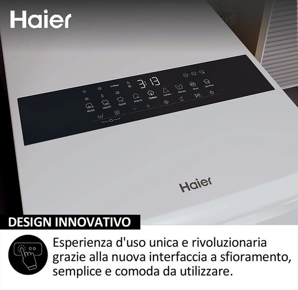 "HAIER - Lavatrice HW90-BPD13386U-S 9 Kg Classe A-White"