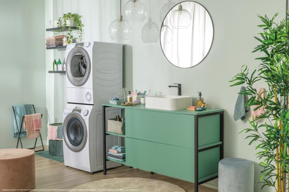 "CANDY - Lavatrice RP486BWMR91S 8 Kg Classe A-White"
