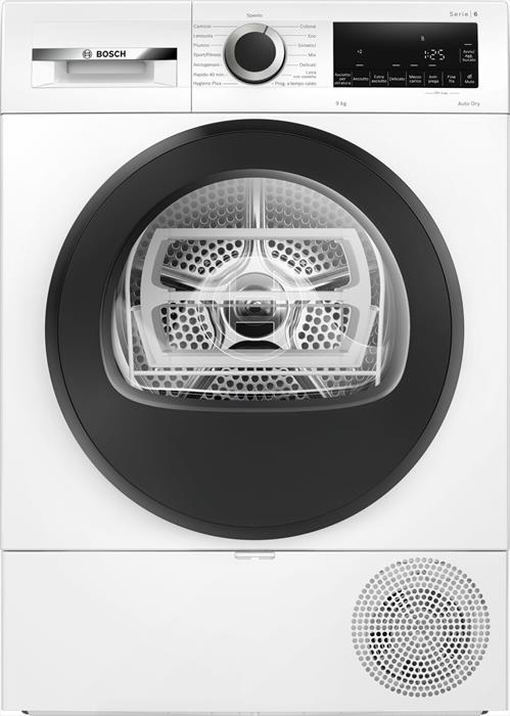 Immagine del prodotto BOSCH - Asciugatrice Serie 6 WQG243D9IT 9Kg Classe C-Bianco