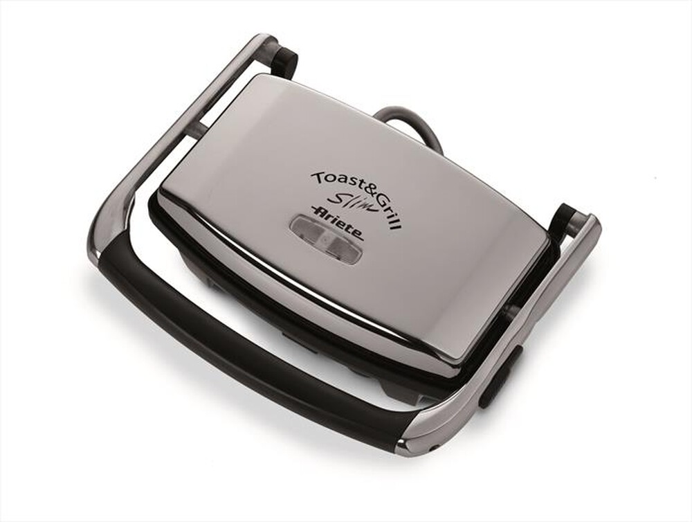 "ARIETE - 1911 Toast & Grill Slim Piastra Elettrica-Argento"