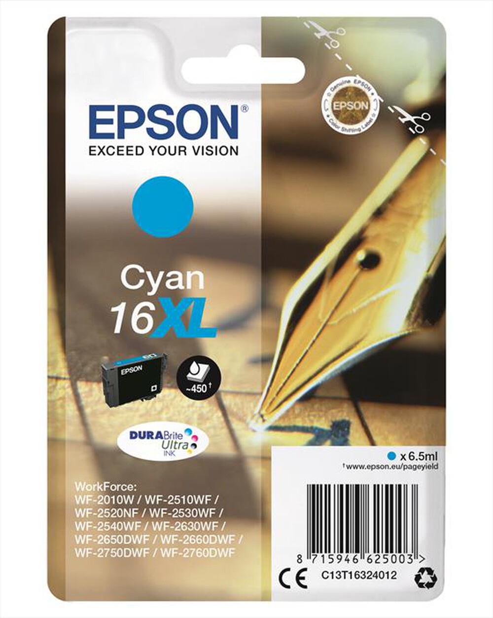 "EPSON - C13T16324022-Ciano"