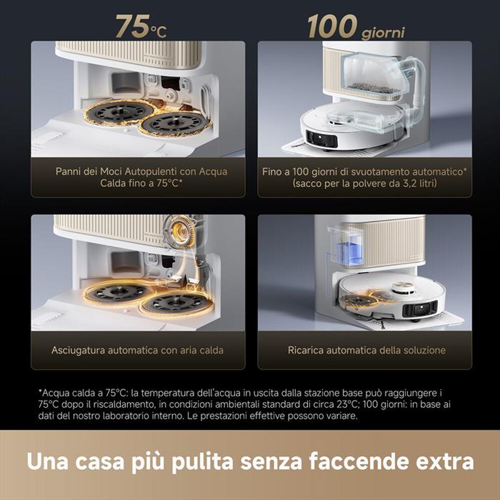 Immagine del prodotto DREAME - Aspirapolvere robot L40s VIM PRO ULTRA-Bianco / Oro