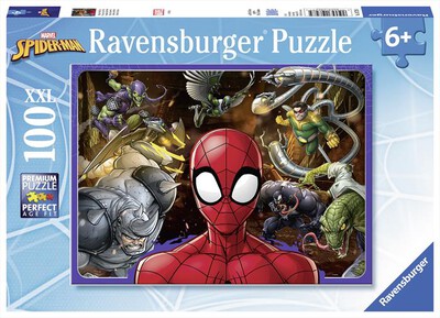 RAVENSBURGER - RAVENSBURGER - PUZZLE 100 PEZZI - SPIDERMAN