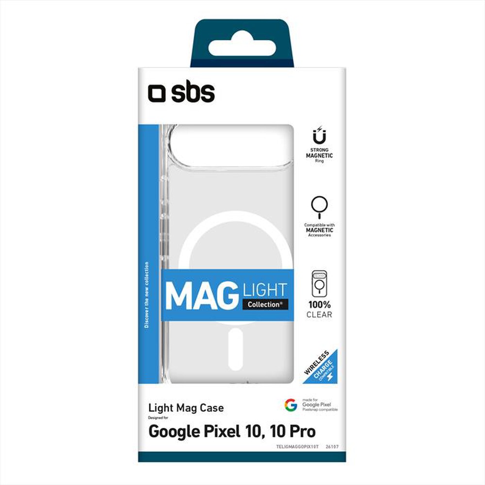 Immagine del prodotto SBS - Cover Light Mag per Google Pixel 10/10 Pro-Trasparente