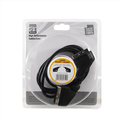 XTREME - CAVO AUDIO-VIDEO SCART-NERO