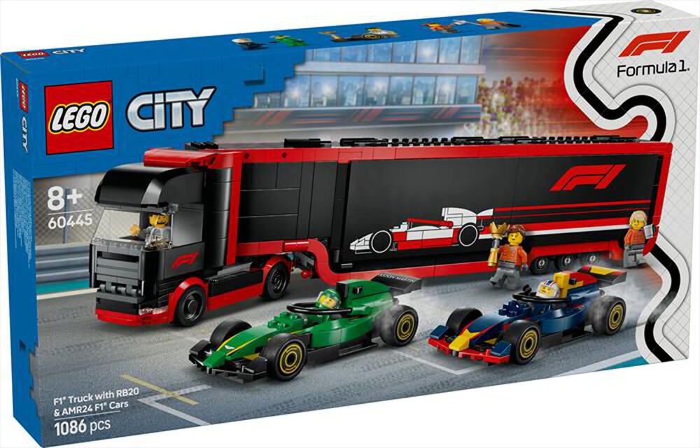 Immagine del prodotto LEGO - CITY Autotrasportatore con RB20 e AMR24 F1 60445