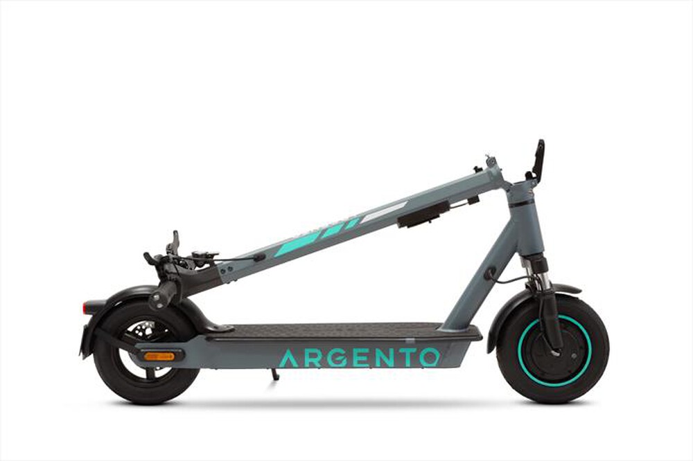 "ARGENTO - Monopattino elettrico AG 30-NERO/AZZURRO"
