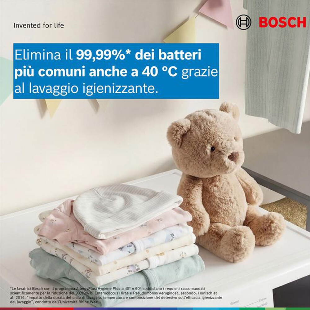 Immagine del prodotto BOSCH - Lavatrice Serie 6 WGG244Z9IT 9Kg 1400g/m Classe A-BIANCA