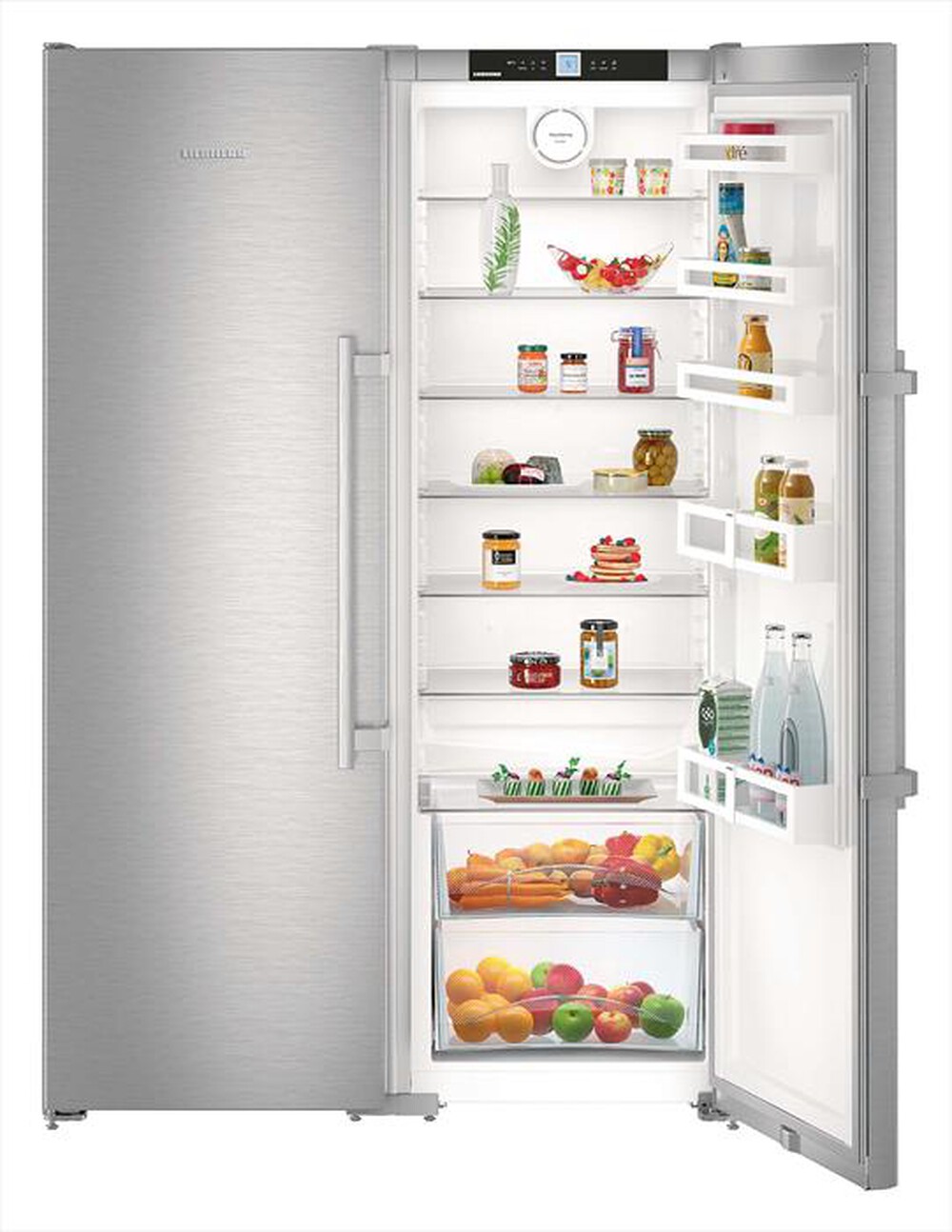 "LIEBHERR - Frigorifero side by side SBSEF 7242-22 Classe F-Acciaio"