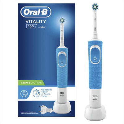 ORAL-B - Vitality 100-Bianco/Celeste