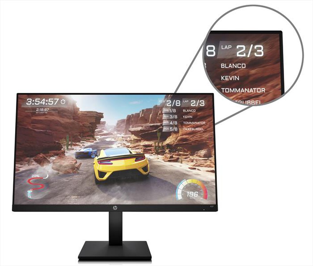 "HP - MONITOR GAMING FHD X27-Nero"