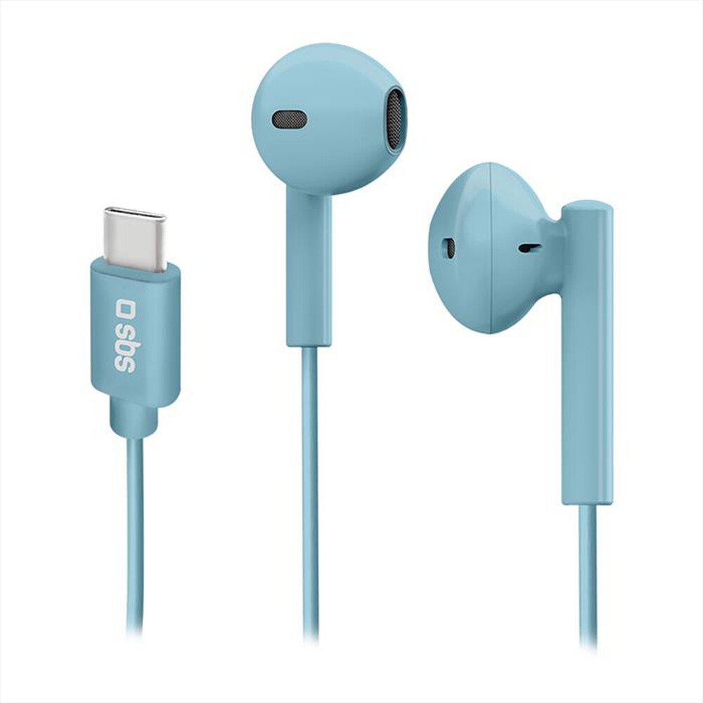 "SBS - Auricolari semi in-ear TEEARTYCMIX65A-Azzurro"