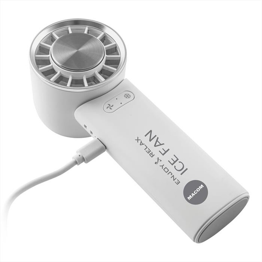 "MACOM - Mini ventilatore portatile ICE FAN-bianco"
