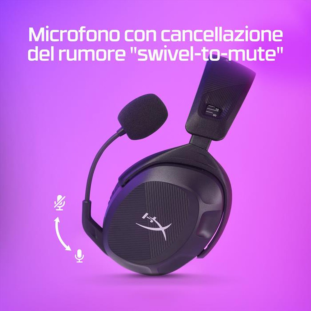 "HYPERX - Cuffie gaming per PC CLOUD STINGER 2-Nero"