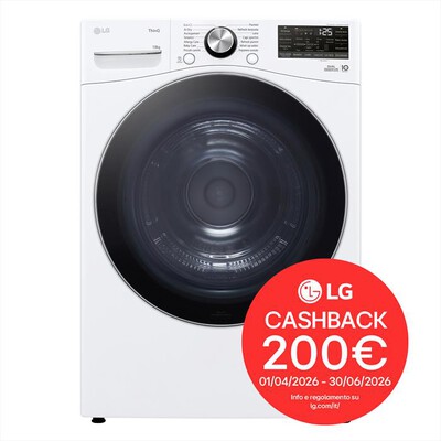 LG - Asciugatrice RH18U8AVCW 18Kg Classe D-Bianco