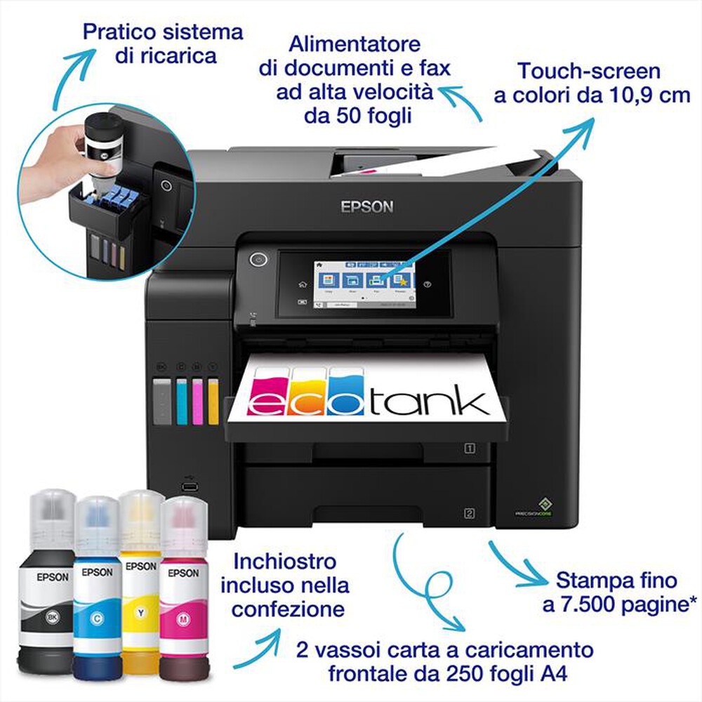 Immagine del prodotto EPSON - Stampante multifunzione C11CJ30405-Nero / Opaca