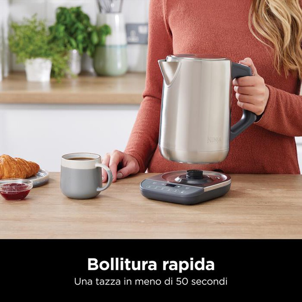 "NINJA - Bollitore KT201EU PRECISION TEMP. ELECTRIC KETTLE-ACCIAIO"