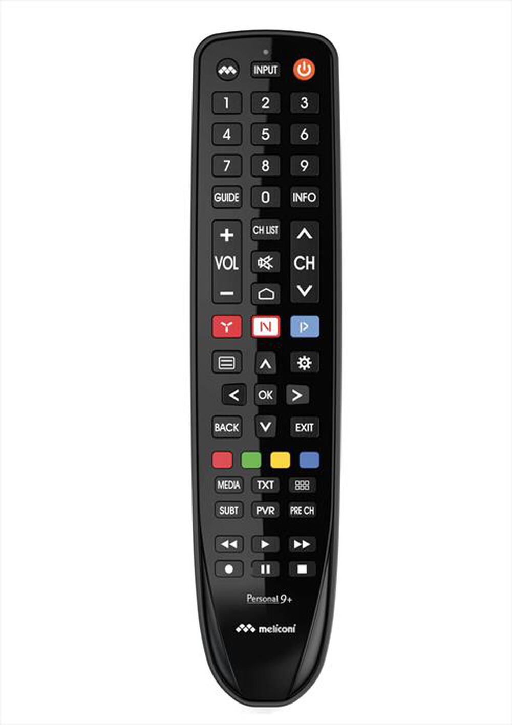"MELICONI - Telecomando GB PERSONAL 9+ HISENSE-Nero"