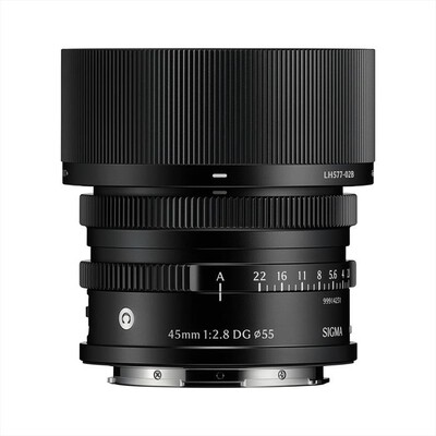 SIGMA - Obiettivo Fisso 45/2.8 (C) DG BLACK L-MOUNT-Nero